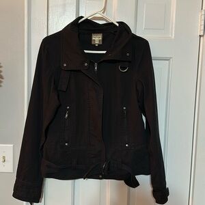 Republic black peacoat size medium